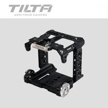 Tilta preto gaiola com alça superior registro cabo clipe titular v montagem placa de bateria TA-T07-FCC-B para z cam e2 s6 f6 dslr câmera rig 2024 - compre barato