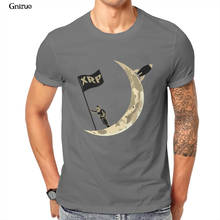 Оптовая продажа, XRP To The Moon Ripple XRP, криптовалютная Мужская футболка с астронавтом, парные панковские большие размеры, мужская одежда с коротким рукавом 99006 2024 - купить недорого