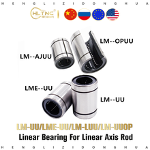 Cojinete lineal CNC para varillas de eje de riel lineal de 3mm a 20mm, 10 unids/lote, LM8UU, LM10UU, LM16UU, LM6UU, LM12UU, LM3UU, 10 unids/lote 2024 - compra barato