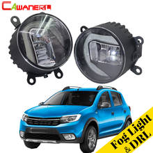 Cawanerl Car Styling LED Fog Light Bulb DRL Daytime Running Lamp White 12V For Renault Sandero / Stepway Hatchback 2008-2015 2024 - buy cheap