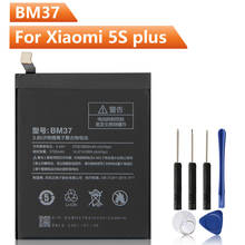 Xiao Mi Original Replacement Phone Battery BM37 For Xiaomi 5s plus BM37 Authentic Rechargeable Battery 3800mAh 2024 - buy cheap