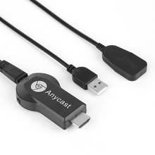 M9 Plus беспроводной WiFi Дисплей ТВ-приемник 1080P Miracast Airplay HD 1080P программный ключ HDMI tv Stick 2024 - купить недорого