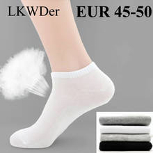 LKWDer-Calcetines de algodón transpirables para Hombre, medias de negocios informales, de malla, para verano, talla grande, 5 pares, 48,49 2024 - compra barato