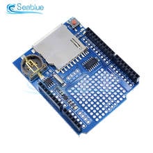 Módulo registrador de datos DS1307, protector de grabadora de registro V1.0 RTC, reloj en tiempo Real para tarjeta SD Arduino DC 3,3 V 2024 - compra barato