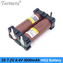 Batería de 3000mAh para destornillador, 18650 HG2 30A 12,6 V a 25,2 V, para soldadura Shura 3S 4S 6S, paquete de batería Turmera personalizada 2024 - compra barato