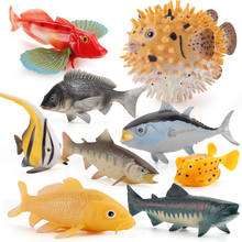 Modelo de vida marítima, brinquedos subaquáticos, modelo de ação para crianças, animais marinhos, aquários 2024 - compre barato