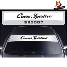 Gloss etiqueta automática para alfa romeo cuore sportivo sun strip gráficos adesivos decalques sunstrip147 156 159 166 giulietta aranha gt 2024 - compre barato