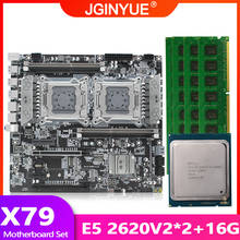 Conjunto placa-mãe lga 2011, processador intel xeon e5 2620 v2 * 2, memória ram X79-D4 16gb (4*4gb) 2024 - compre barato