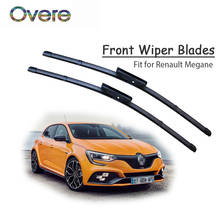 Overe 1Set Rubber Car Front Wiper Blade Kit For Renault Megane MK2 MK3 2016 2015 2014-2002 Windscreen Original Accessories 2024 - buy cheap