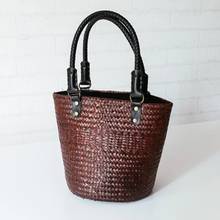 2020 Thai version of the new straw bag women's handbag European and American style female package rattan bread package beach bag 2024 - buy cheap