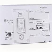3Way DC12V LED Indicator Bilge Pump Switch Panel Manual Auto For Boat Marine 2024 - buy cheap