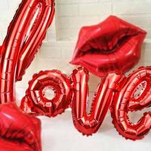LOVE Letter Foil Balloon Heart Anniversary Wedding Valentine Day Balloons Heart for Birthday Party Decoration Photo Props 2024 - buy cheap