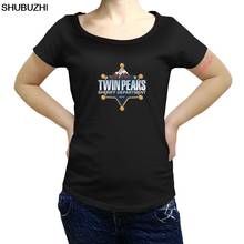 Shubuzhi-Camiseta de algodón de Twin Peaks para mujer, camisa de marca a la moda, de verano, con raglán, sbz602 2024 - compra barato