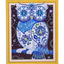 5D diy diamond painting accessories Owl 47x57cm special shaped diamond mosaic diamond embroidery decorations for home 2024 - buy cheap