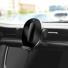 15 Вт автомобильное Qi Быстрое беспроводное зарядное устройство для iPhone XS X 8 11 Pro Max Авто держатель для вентиляции для Samsung S10 S9 S8 Note 8 9 10 2024 - купить недорого