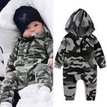 Baby Rompers Cotton Jumpsuit New Born Baby Clothes Hooded Long Sleeve Boy Kids Casual Outfit HY187 2024 - buy cheap