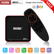 MECOOL M8S PRO W Amlogic S905W Quad Core Smart Tv Box Android 7.1 2GB DDR3 16GB 2.4G WiFi 4K Voice Control Media Play Set Top 2024 - buy cheap