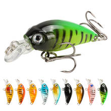 Floating Crankbait Minnow  Fishing Lure Wobblers 4.5cm 3.5g Artificial Plastic Hard Bait 3D Eyes trolling pike Fishing Tackle 2024 - buy cheap