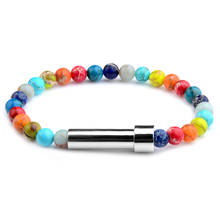 Colorful Crystal Stone Beads Bracelets&Bangles For Men Women Threaded Clasp Adjustable Length Charm Yoga Power Fashion Jewelry 2024 - buy cheap