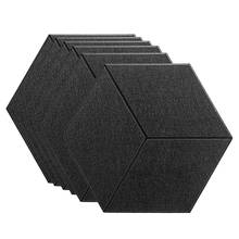 6Pcs Hexagon Acoustic Panel Board,Hexagon Sound Insulation Pad,for Sound Insulation &Acoustic Treatment 2024 - buy cheap