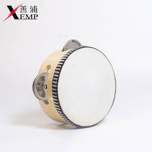 Xinjiang Dance and Tambourine Kindergarten Orff percussion instrument hand clap drum hand shake tambourine touch bell teacher us 2024 - buy cheap