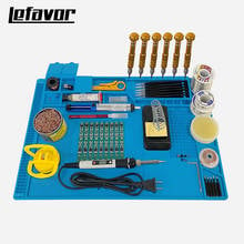 ESD Heat Insulation Working mat Soldering Station Iron Phone Computer Repair Mat Magnetic Heat-resistant BGA  Insulator Platform 2024 - купить недорого