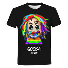 Gooba 6ix9ine 3D Print T Shirt Men Women Fashion Casual Streetwear Short Sleeve Hip Hop T-shirt American Rapper 6ix9ine Tee Tops 2024 - buy cheap