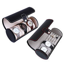 Portable Travel Watch Box Case 2 Slot Watch Organizer Storage Leather Ring Earrings Jewelry Storage Box Horloge Box 2024 - buy cheap