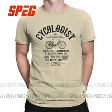 Cycologist T Shirt Casual Short Sleeve Brand Clothing Leisure Plus Size Tees 100% Cotton Crewneck Vintage Bicycle Funny T-Shirt 2024 - buy cheap