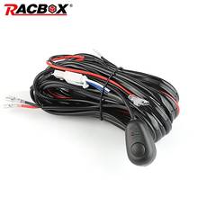 Offroad Led Light Bar Work Light Wiring Harness Relay Cable Kit Wiring Switch For 12 22 32 42 50 52 inch 72W 120W 180W 240W 300W 2024 - buy cheap