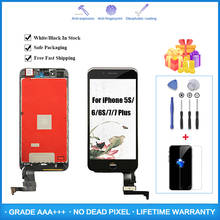 Заводская распродажа ЖК-дисплей для Pantalla iPhone 6 7 Plus 6S 5S ЖК-дисплей сенсорный экран для Ecran сборка дигитайзер для iPhone 7 P 2024 - купить недорого