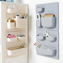 Plastic Self-Adhesive Storage Rack Shelf For Kitchen Refrigerator Fridge Wall Mounted Refrigerator Organizer Kitchen Accessories 2024 - buy cheap