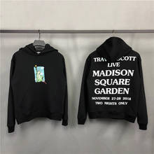 Velo travis scott camiseta astroworld hoodie masculino feminino pullovers estátua da liberdade camisolas com capuz 2024 - compre barato