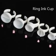 500  Pcs Permanent Makeup Disposable Finger Easy Ring Ink Holders/Cups tattoo accesories 2024 - buy cheap