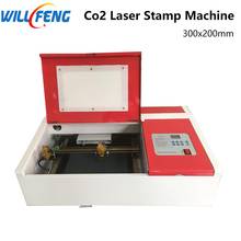 Will Feng Mini 3020 Co2 Laser Sculpture Engraving Machine 40W 50W With USB Port Honeycomb Table For Stamp Cut ABS Paper  2024 - buy cheap