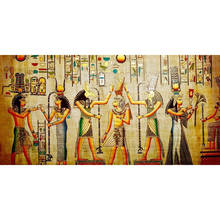 5d diy pintura de diamante egípcio antigo inteiro bordado ponto cruz kit de artesanato mosaico decoração de casa presente de natal 2024 - compre barato