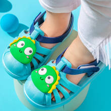 Children Cartoon Dinosaur Sandals Kids Boys Girls Duck Summer Beach Shoes Soft Bottom Sandals Non-Slip PVC Toddler Baby Sandals 2024 - buy cheap