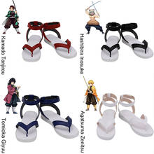 Anime Demon Slayer Kimetsu No Yaiba Cosplay Shoes Kamado Tanjirou Agatsuma Zenitsu Tomioka Giyuu Kamado Nezuko Flops Sandals 2024 - buy cheap