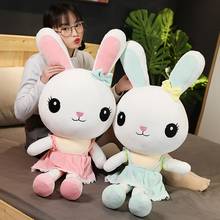 Huggable новая милая одежда пара Кролик плюшевая игрушка мультфильм животных кролик мягкие куклы дети ребенок, девочка, подарок на день рождения 2024 - купить недорого