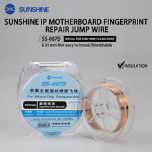 SUNSHINE SS-007D 0.01mm jump wire line linprecision flexible circuit dedicated for iphone chip repair jump conductor wire 150m 2024 - buy cheap