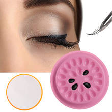 Disposable Plastic Glue Gasket Flower shape Glue Pad Eyelash Extension False Eyelashes Glue Holder Adhesive Pallet Beauty Makeup 2024 - buy cheap