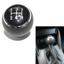 5/6 speed Chrome & Leather Car Shift Gear Knob Lever Gaitor Boot Cover For Hyundai Tucson IX35 Elantra 2024 - buy cheap