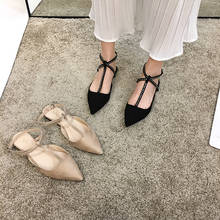 Sandálias femininas moda primavera 2020, chinelos de ponta plana e com flash 2024 - compre barato