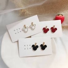 Disney cartoon classic cute Mickey earrings baby girl retro temperament earrings Minnie mouse doll accessories 2024 - buy cheap