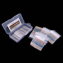 38 values 1140pcs 0 ohm - 1M ohm 1/4W Metal Film Resistors Assortment Kit 2024 - buy cheap