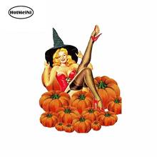 HotMeiNi 13cm x 10.1cm Halloween Pin Up Girls Locker Toolbox Stickers Laptop Car Truck Bike Car Stickers 2024 - buy cheap