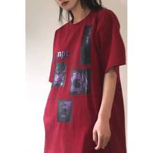 Streetwear tops women's T-shirt ulzzang Harajuku vintage print T-shirt women punk album clothes summer new Oversize loose casual 2024 - buy cheap