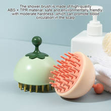 Handheld Silicone Scalp Shampoo Massage Brush Washing Shower Hair Massager Clean Brush Bath Shower Hair Cleaning Brush Comb 2024 - buy cheap