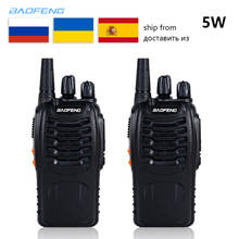 2 PCS Baofeng BF-888S Walkie Talkie 5W Handheld bf 888s UHF 16CH Comunicador Transmitter Transceiver 2 way radio outdoor 2024 - buy cheap