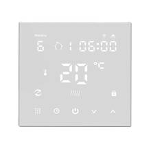 Wifi tela de toque underfloor sala termostato água caldeira gás aquecimento elétrico 3a 16a app remoto semanal temperatura programável 2024 - compre barato